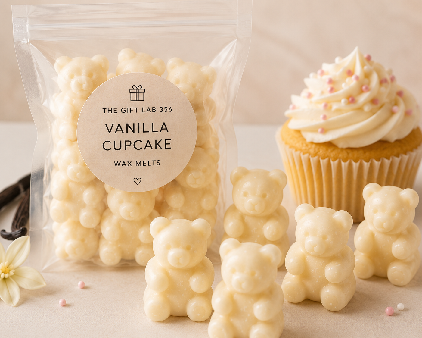 Vanilla Cupcake Bears